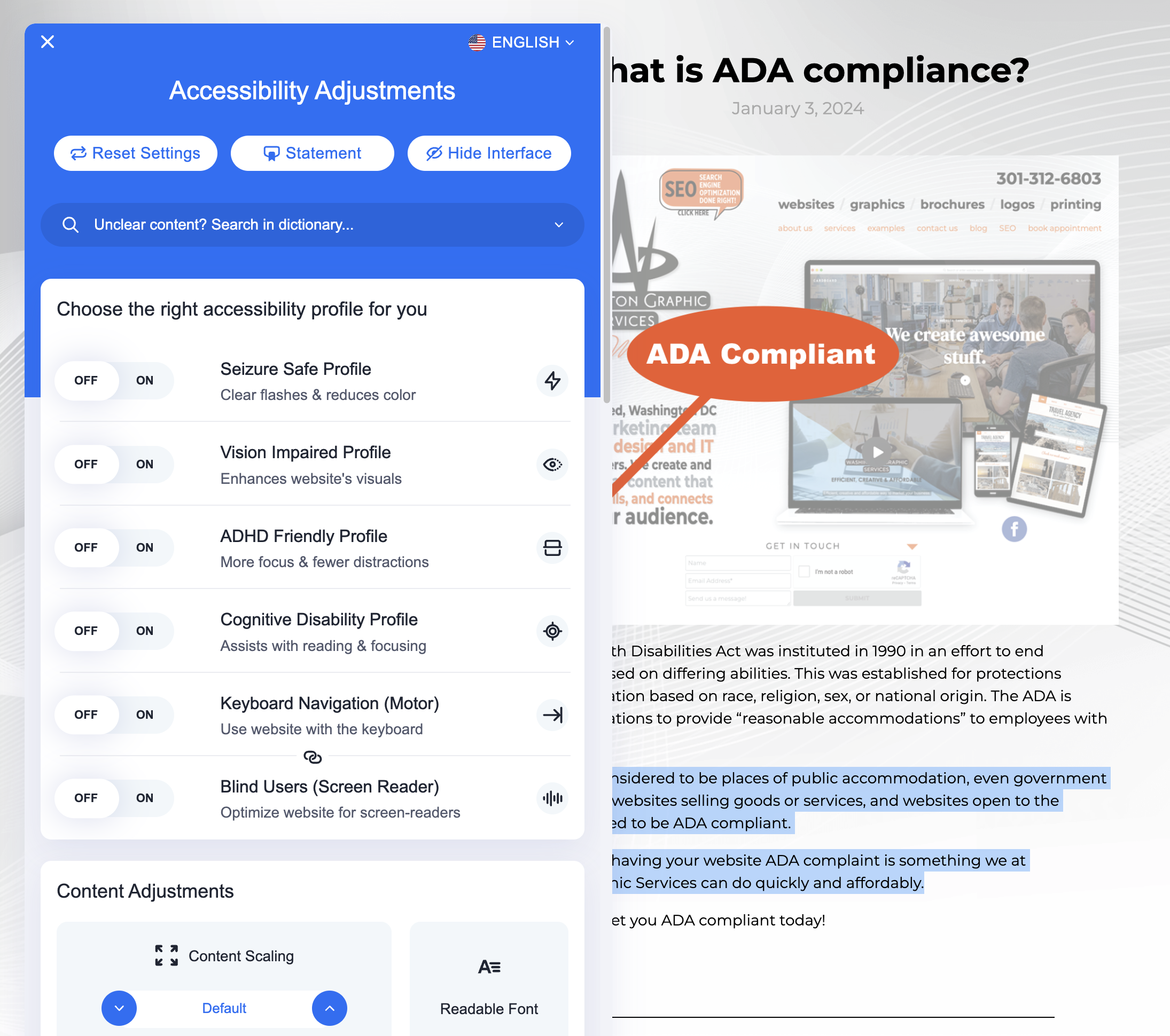 508/ADA Compliance Graphic